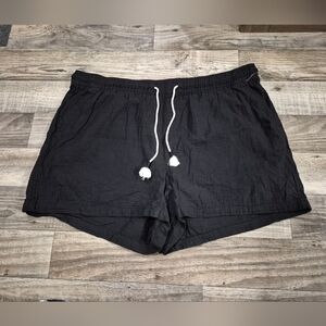 $15 Or 3/$30 Old Navy Shorts Size 4X Black Drawstring Cotton High Rise